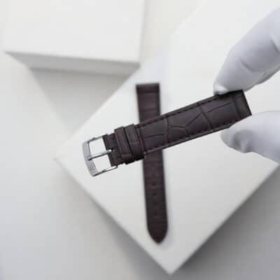Classic 3.5 Watch strapSemi matte alligatorCoffee