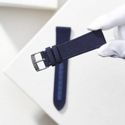 technical fabric navy apex watch strap