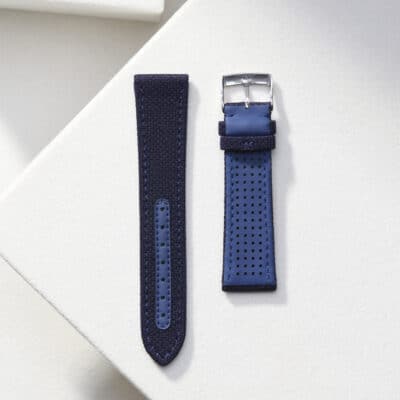 technical fabric navy apex watch strap