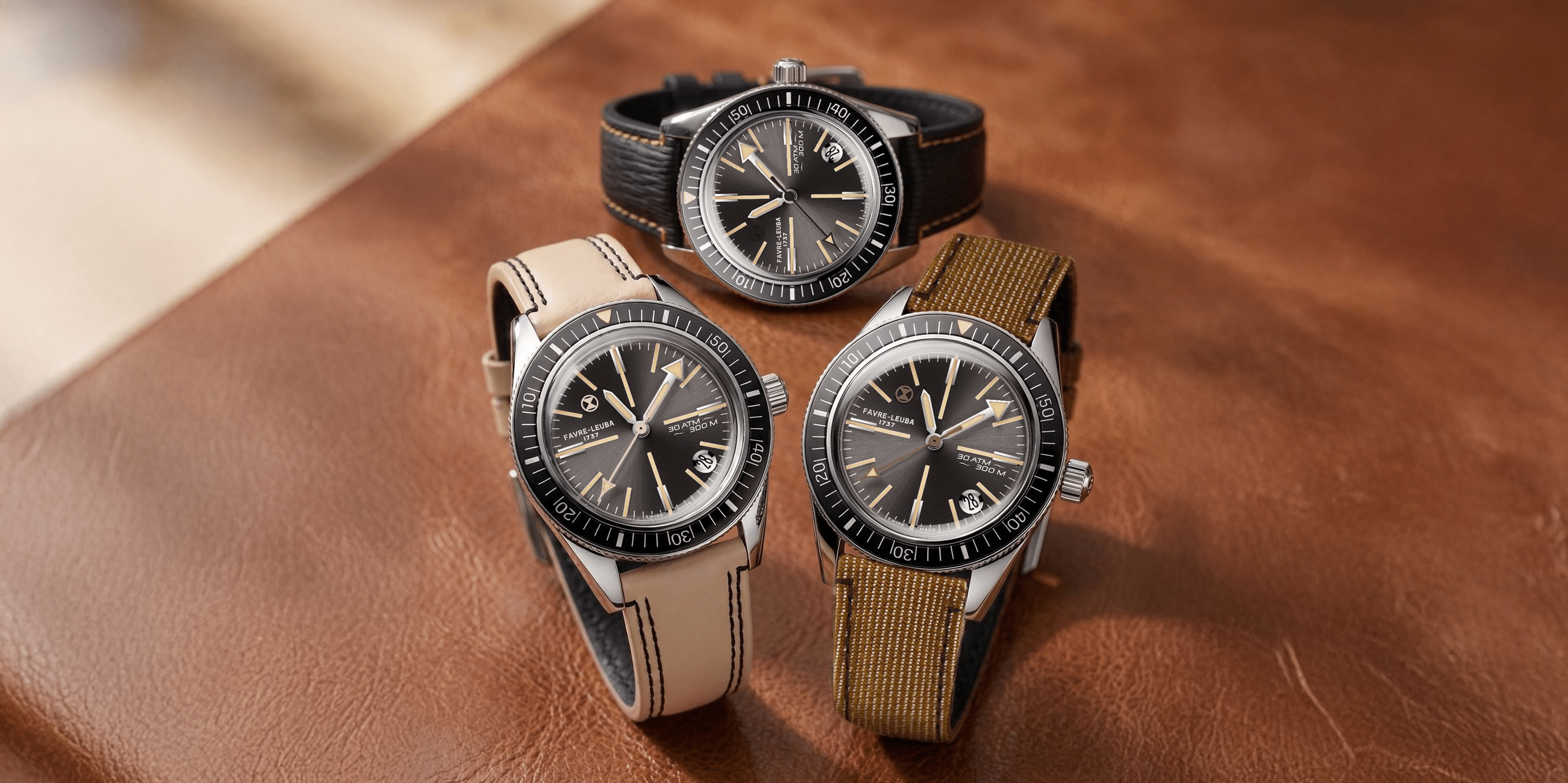 Favre Leuba and Jean Rousseau reimagine the Deep Raider Revival in three limited editions